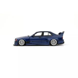 BMW E36 LTO Sedan Turbo Khyzyl Saleem Avus Blue 2023 OTTO Project Car OttO mobile 1:18 Resinemodell (Türen, Motorhaube... nicht zu öffnen!)